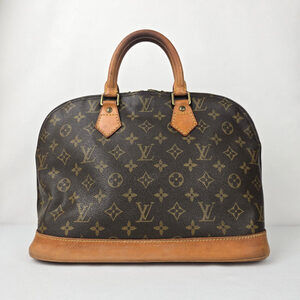 Louis Vuitton Alma Monogram Top Handle Satchel Purse